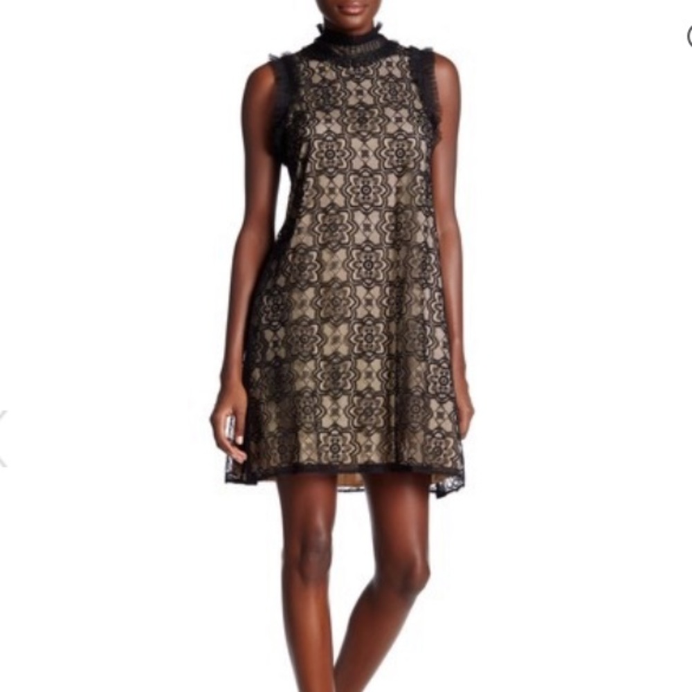Nordstrom Black Lace Cocktail Dress